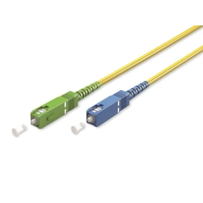 Afbeelding van Goobay Glasvezelkabel (FTTH), Singlemode (OS2) Yellow, Geel (Simplex), 2 m