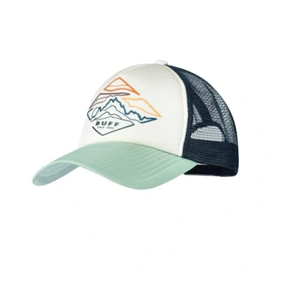 Afbeelding van Buff Trucker Luster Flint Unisex Pet, Maat: One Size, Turquoise/white