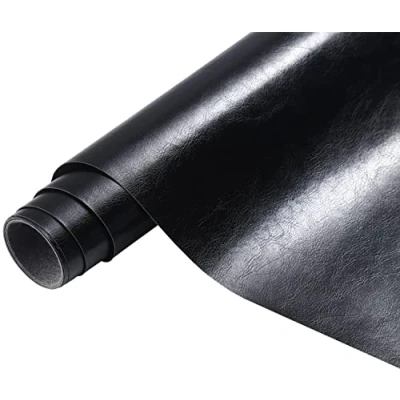 Afbeelding van Panngu Premium lederen pleisterset voor reparatie van scheuren, brandwonden, autostoelen (zwart, 40 cm x 150 cm)