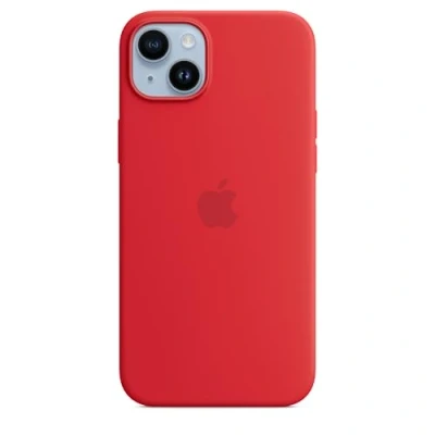 Afbeelding van Apple MagSafe Siliconen Back Cover Lichtblauw iPhone 15 Plus