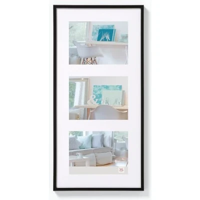 Image de walther cadre photo design noir 3x 10x15 cm galerie avec passe partout, plastique New Lifestyle KV315B