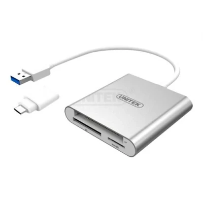 Image de Unitek Lecteur de carte tout en un (SD, CF, microSD) USB 3.0