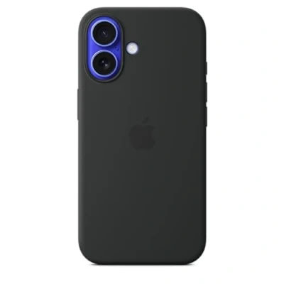 Image de Apple Cover Iphone 16 Silicone Magsafe Black (myy13zm/a)