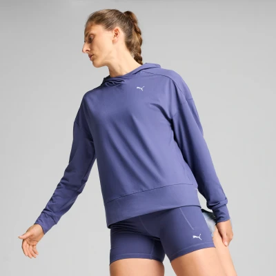 Image de PUMA CLOUDPSUN Hoodie Women, Vêtements, Bleu Crystal, XXS