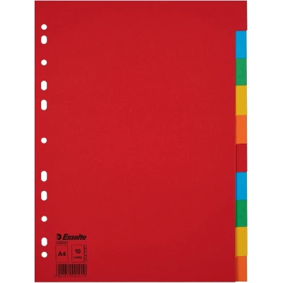Afbeelding van Spoorverbreders Esselte Multicolour Karton (10 Stuks)