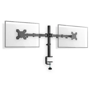 Afbeelding van Monitorbeugel Nedis 15 tot 32 inch (Ergonomisch, Draai, zwenk en kantelbaar, Max. 8 kg, 2 schermen)