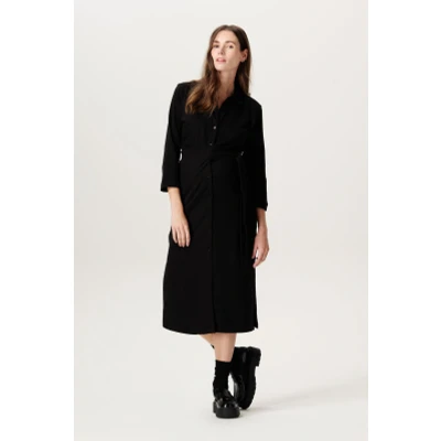 Afbeelding van Noppies Stillkatarina Blousejurk, Dames, Maat: XS, Black