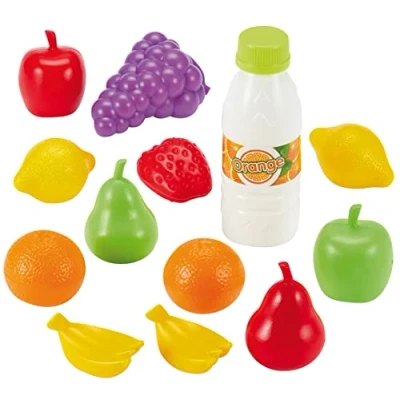 Afbeelding van Ecoiffier Speelgoed Eten Fruit en Groenten, 15dlg.