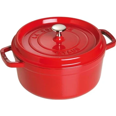 Image de Staub 1102406 Cocotte Ronde Cerise 24 cm