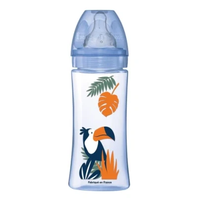Afbeelding van Dodie Zuigfles Initiatie+ Blauw Brandweerman 330ml