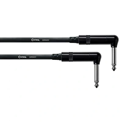 Afbeelding van Cordial CFI0,3RR Jack Kabel [1x Jackplug male 6,3 mm 1x mm] 30.00 cm Zwart