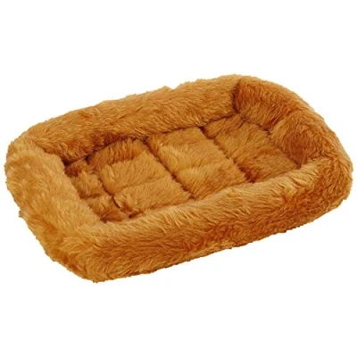 Afbeelding van MidWest Homes for Pets Bolster voor honden of katten, 45,72 cm lang, met comfortabele nekrol; ideaal &quot;speelgoed&quot; hondenrassen; kaneel; model 40218 CN