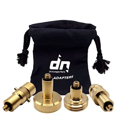 Afbeelding van Gomet LPG GPL Autogas M10 oplaadadapter voor alle Europese regio&#039;s ACME Dish, Euro ZZLE BAYONET met tas