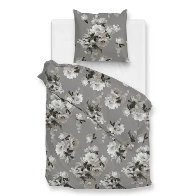 Afbeelding van Dekbedovertrek Zohome Ella Flanel Grey