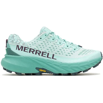 Afbeelding van Merrell Agility PEAK 5 Trail hardloopschoenen, Dames, Maat: 38, Frost blue Kunststof/ textiel