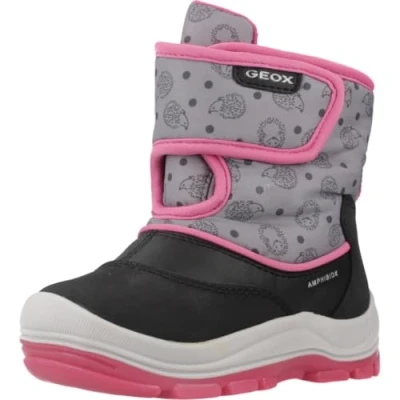 Afbeelding van Geox Flanfil ABX Unisex Snowboots voor kinderen, Maat: 22, Black/fuchsia Kunststof/ textiel