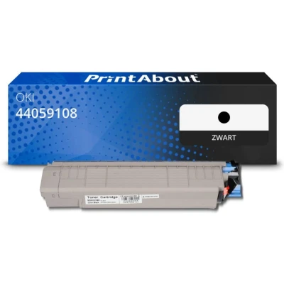 Afbeelding van Huismerk OKI 44059108 Toner Zwart
