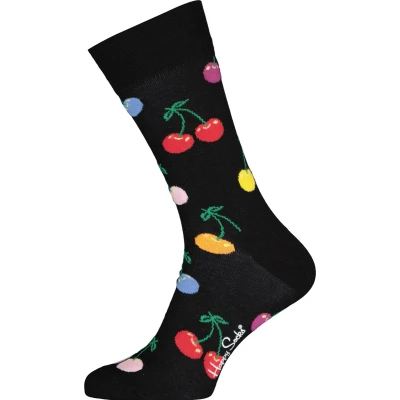 Afbeelding van Happy Socks sokken Cherry maat 41 46 Halfhoge Duurzaam Suitable Herenkleding
