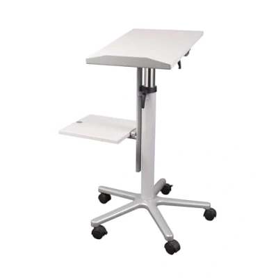 Afbeelding van Beamertafel pro, incl. stekkerdoos, melamine Grijs