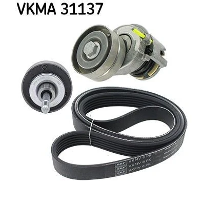 Afbeelding van SKF VKMA 31137 Poly V riem set VOLKSWAGEN: Golf 5, 6, SEAT: Ibiza 4, 4 ST, Sportcoupe, SKODA: Fabia 2