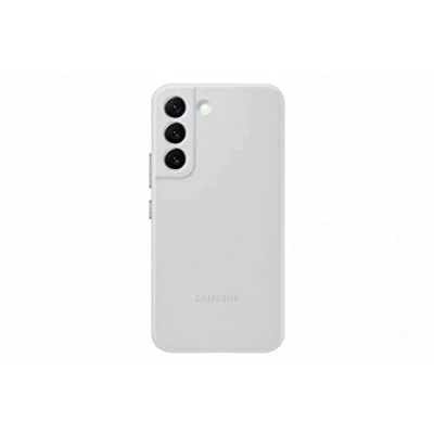 Afbeelding van Samsung Leren Back Cover Grijs Galaxy S22