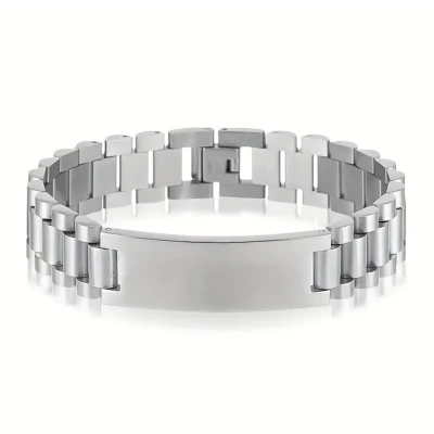 Afbeelding van Mpariz Luxe Dames en Herenarmband Titanium RVS