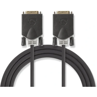 Afbeelding van Nedis Ccbp32000At20 Dvi Kabel D 24+1 Pins Male 2,0 M Antraciet