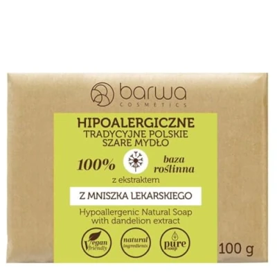 Afbeelding van Barwa, Handzeep, Hue Hypoallergene traditionele Poolse paardebloemzeep 100ML (Harde zeep, 100 ml)