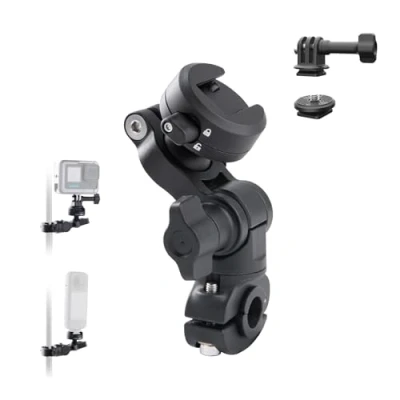 Afbeelding van PGYTECH CapLock Spiegelhouder van aluminiumlegering voor Insta360 Ace Pro 2/X4, 360 kogelkop met 1/4 inch schroef GoPro Hero/DJI Osmo Pocket/Action 5 Pro/AKASO