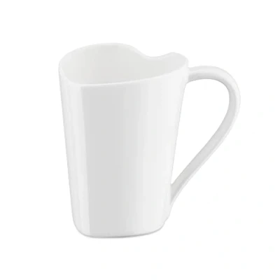 Afbeelding van Alessi mok To MMI24 in hartvorm, bone china, wit