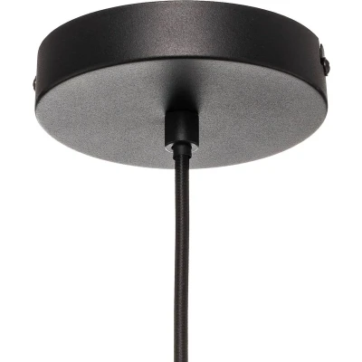 Afbeelding van Lucande hanglamp 1licht staal H: 20.3 cm E27 zwart