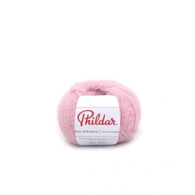 Afbeelding van Phildar Phil Romance wolkluwen 50 g breiwol 100% polyamide naald nr. 4 kleur marshmallow