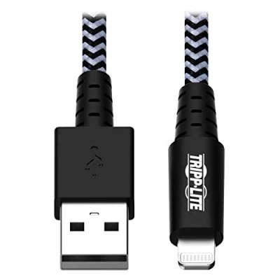 Afbeelding van Eaton Heavy Duty USB A to Lightning Sync/Charge Cable MFi Certified M/M 2.0 6ft. 1.8 (1.80 m, 2.0), kabel
