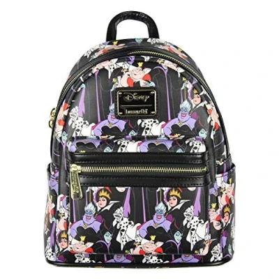 Afbeelding van Loungefly Disney Villains Mini rugzak, meerkleurig, één maat, Meerkleurig