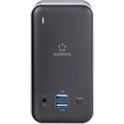 Afbeelding van Renkforce RF DKS 650 USB C laptopdockingstation Geschikt voor merk: Universeel Incl. laadfunctie
