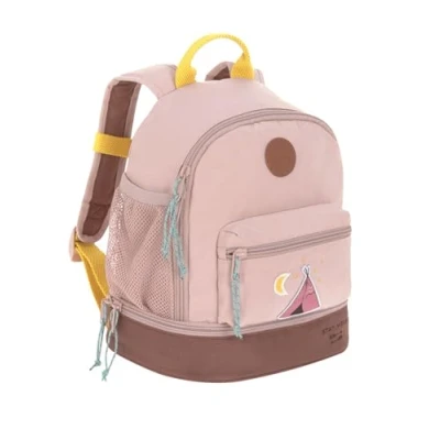Image de LÄSSIG Sac à dos pour Enfant avec Sangle de Poitrine Jardin 27 cm, 4,5 litres en Haut, 1,5 Litre Bas, 3 Ans/Mini Backpack, Adventure Tipi, enfants