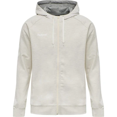 Afbeelding van Hummel ZIP Hoodie Sweater met rits, Heren, Maat: Small, Egret melange