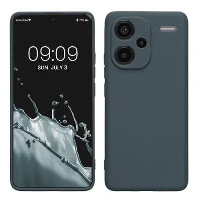 Afbeelding van kwmobile telefoonhoesje geschikt voor Xiaomi Redmi Note 13 Pro+ 5G / Pro Plus Hoesje smartphone Precisie camera uitsnede In leisteen