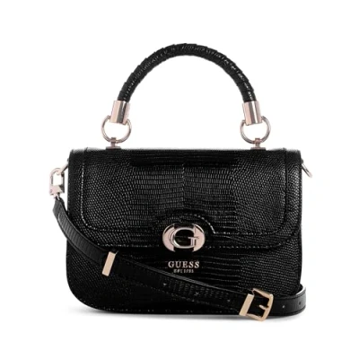Afbeelding van Guess Orlina TOP Handle FLAP Handtas, Dames, Maat: One Size, Black