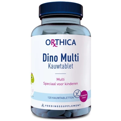 Afbeelding van Orthica Dino Multivitaminen Kauwtabletten 120KTB