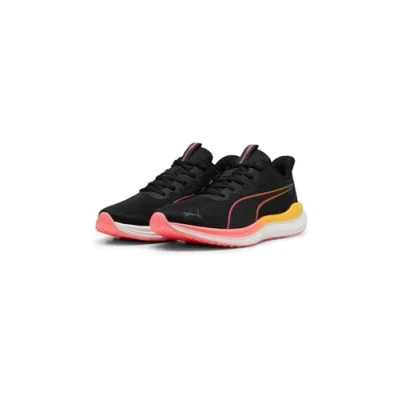 Afbeelding van Puma Reflect Lite Hardloopschoenen voor op de weg, uniseks, Black Sun Stream