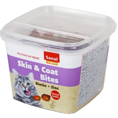 Afbeelding van SANAL CAT SKIN &amp; COAT BITES CUP 75 GR
