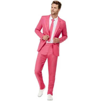 Afbeelding van Smiffys Kostuum M Solid Colour Suit Roze
