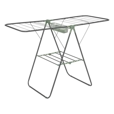 Afbeelding van Five Wasrek/droogrek zwart metaal 92 x 60 137 cm staand kledingrek