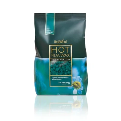 Afbeelding van ItalWax Film Wax Azulene 500g Professionele voor Pijnloos Waxen