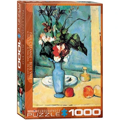 Afbeelding van Eurografiek Blauwe vaas Paul Cezanne (1000)