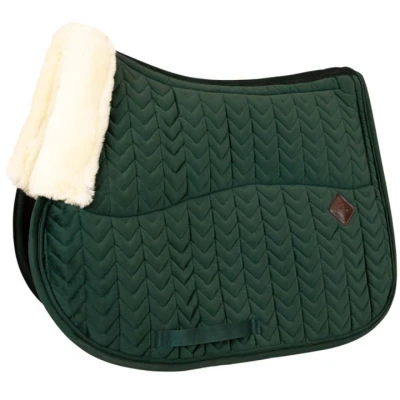 Afbeelding van Kentucky Zadeldekje Skin Friendly Velvet Springen Pine Green Full
