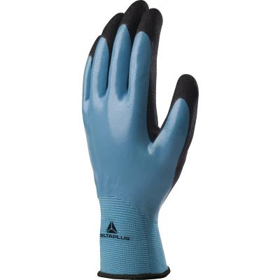 Afbeelding van Delta Plus VV636 Handschoen Polyamide Blauw/Zwart maat 9