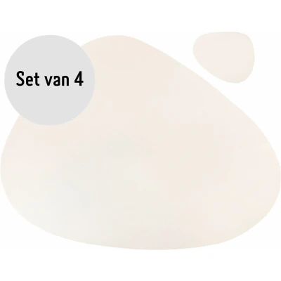 Afbeelding van Krumble Placemat set design 4 stuks Wit