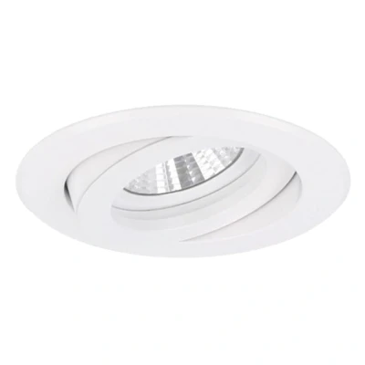 Afbeelding van Yphix Verona Inbouwspot Wit Rond Kantelbaar 1 Lichtpunt Ø 82mm Bladveren LEDdirect.nl